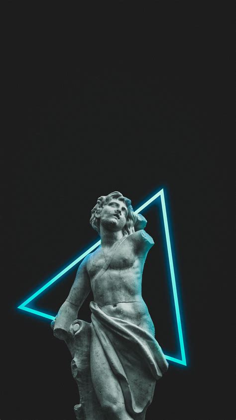 Vaporwave Statue Vaporwave Греческое искусство Глитч арт Статуи