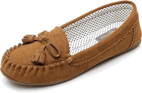Real Fancy Moccasin Slippers For Women Flat Casual