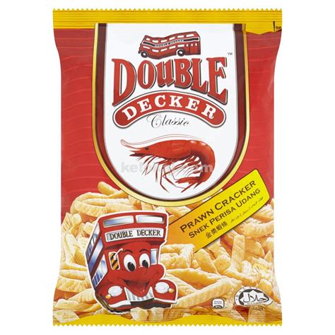 Double Decker Prawn Cracker Snack Pack 80g