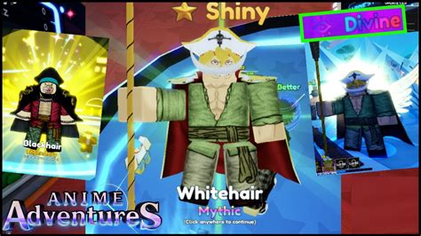 New Code 🌟new Divine Shiny Wb Prime Mythic And Blackbeard Showcase Anime