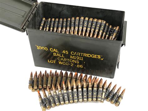 Lot 400 Rounds 762mm Nato Linked W Tracer M62