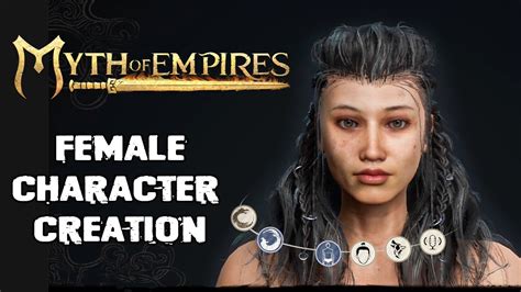 Myth Of Empires Female Character Creation YouTube