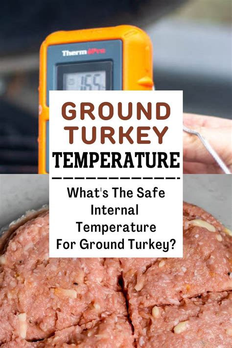 ground turkey temperature ensuring safe and delicious cooking food readme