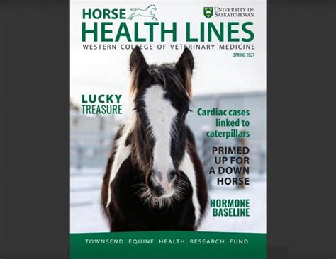 Horse Health Lines Spring 2021 Issue Horse Journals