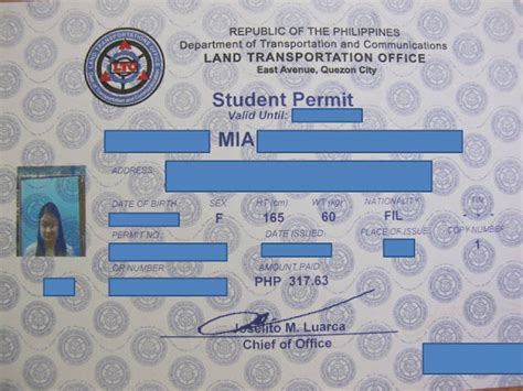 Mommy Tin Life How To Get Student Permit Lto Student Drivers Permit