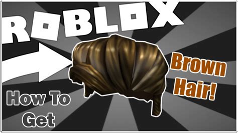 Free Item How To Get The Brown Hair Roblox Youtube