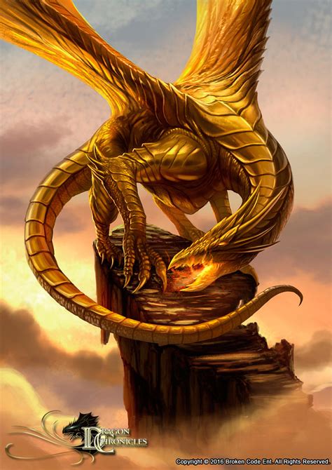 Dragon Chronicles Golden Dragon By Robertcrescenzio On Deviantart
