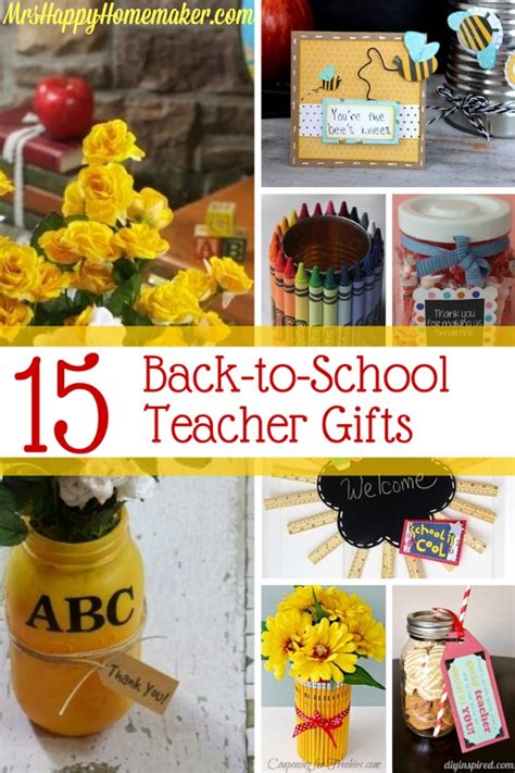 Diy cute teacher gift ideas. 15 Back to School DIY Teacher Gift Ideas - Mrs Happy Homemaker