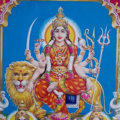 Vintage Antique Hindu Supreme Goddesses Tridevi Trinity Etsy