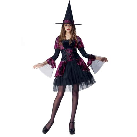 Pink Gothic Witch Adult Halloween Costume Walmart Com Walmart Com