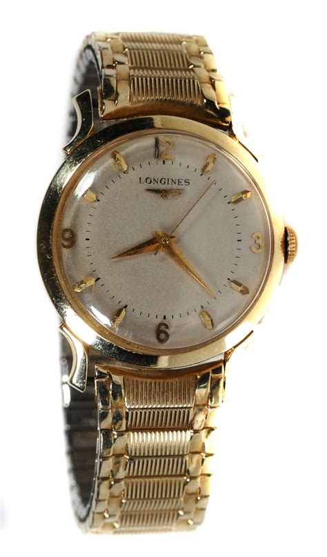 Sold Price Vintage 14k Gold Longines Mens Wrist Watch May 6 0119 12