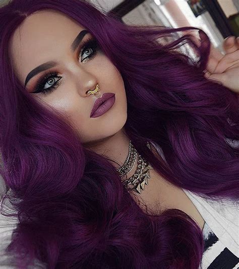 Purple Fantasy Hair Colour With Renew Renew