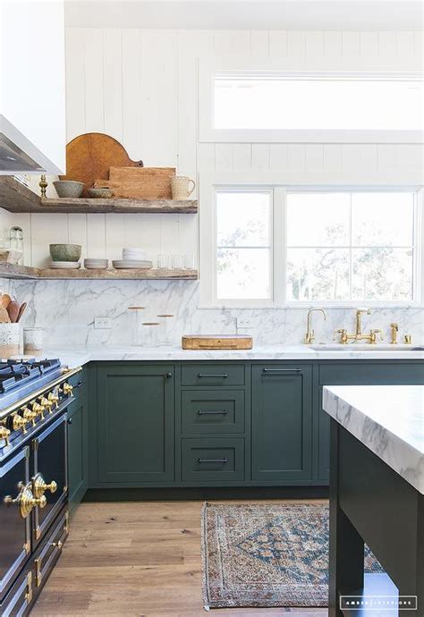 Hunter green kitchen cabinets pictures. Hunter Green Kitchen - Transitional - Kitchen