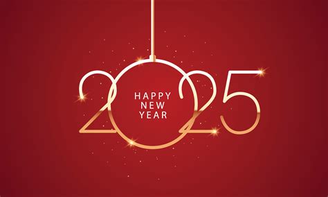 2025 Happy New Year Background Design Greeting Card Banner Poster