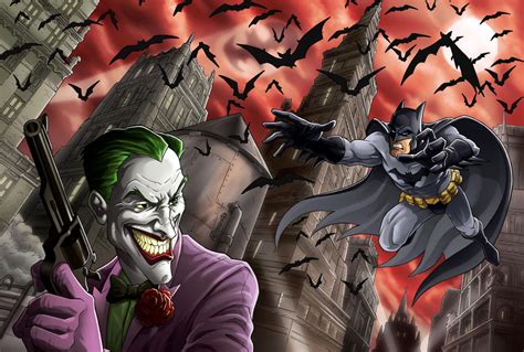 Batman And Joker By Ferigato On Deviantart