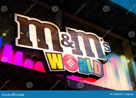 Mandm World Shop Logotype Editorial Stock Image Image Of Mandm 31066249