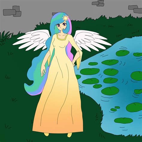 Human Celestia By Darkwoelfin On Deviantart