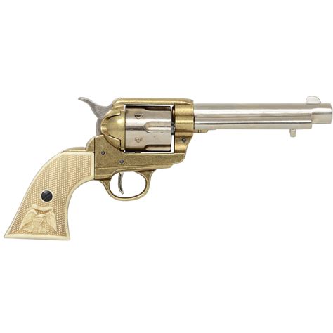 Colt Peacemaker With Ivory Handle Nickel Brass From Denix My Xxx Hot Girl