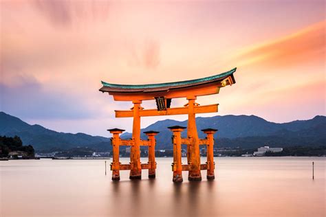 Miyajima Gate In Japan The Monsoon Diaries