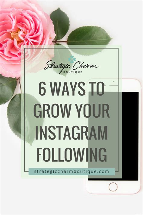 6 Ways To Grow Your Instagram Following — Strategic Charm
