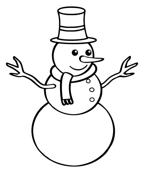 10 Best Free Printable Christmas Snowman Coloring Pages Pdf For Free At