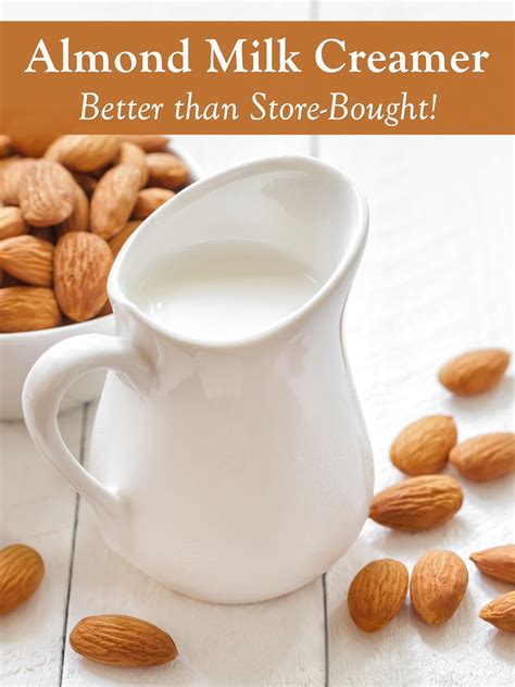 Almond Milk Coffee Creamer Recipe