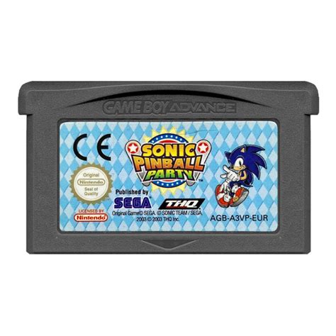 Sonic Pinball Party Gba