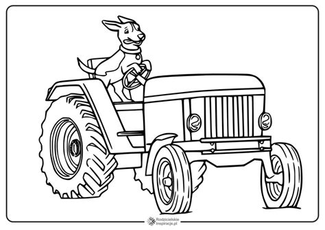 Traktory Kolorowanki Do Druku Rodzicielskieinspiracjepl