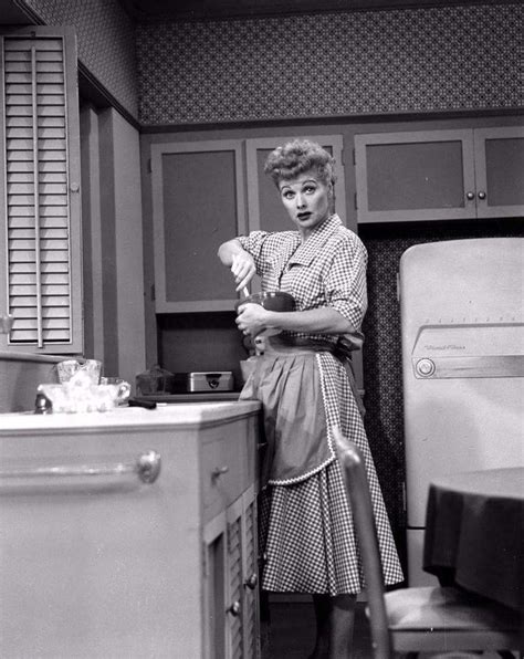 Lucille Ball In A Promotional Still For The I Love Lucy Episode