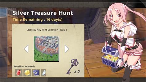 Where To Find Silver Keys And Chests Day All Silver Treasure Hunt Epic Conquest Youtube