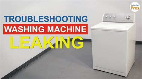 how to fix washer leaking from bottom gadgetswright