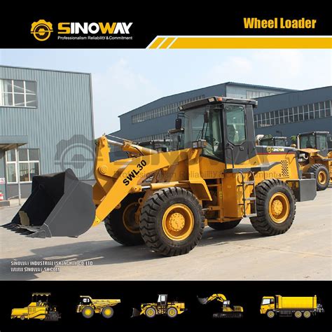 Durable Front End Type Shovel Loader With Cummins Engine China Wheel