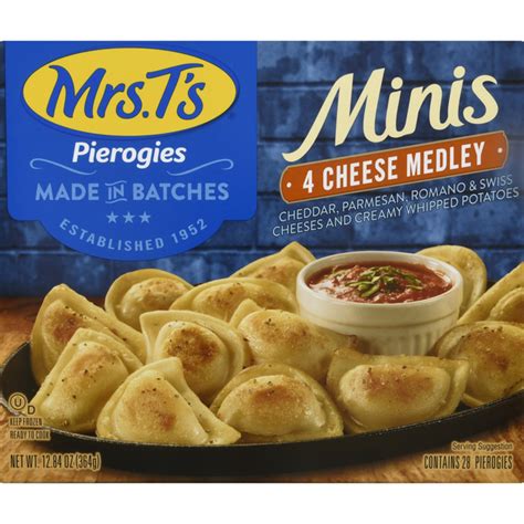 Save On Mrs T S Pierogies Minis Four Cheese Medley 28 Ct Frozen