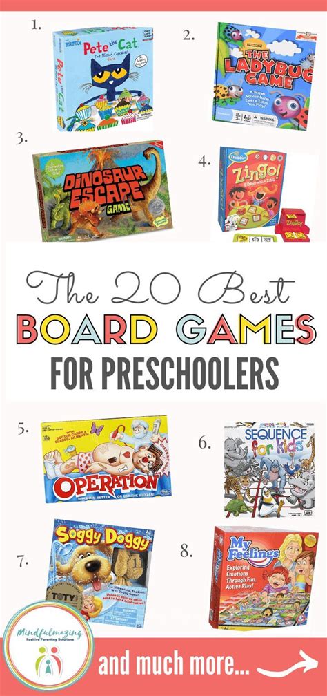 The 20 Best Board Games For 4 Year Olds In 2020 Fun Board Games Old