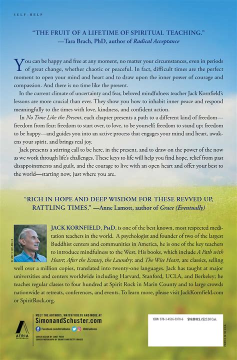 No Time Like The Present Book By Jack Kornfield Official Publisher
