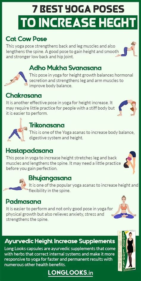 Best Yoga Poses To Increase Height Fast Naturally Increase Height Exercise How To Grow