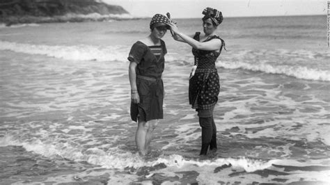From Dresses To Bikinis 100 Years Of Swimwear Cnn