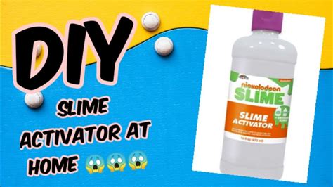 Diy Slime Activator At Home 😱😱😱slime Activator With Proof Youtube