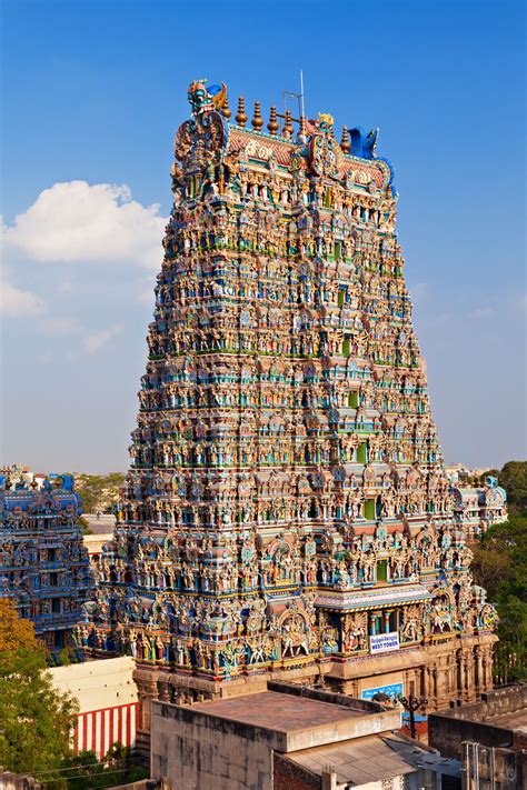 Meenakshi Temple In India Built In The 13th Century Dravidian