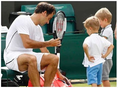 I Try To Be A Good Father Roger Federer Admits To Taking Up A Not