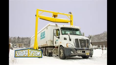 Automated Snow Removal For Truck Trailer Roofs Scraper Systems™ Youtube