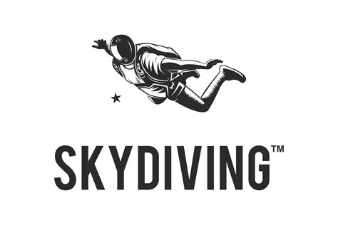 Skydiving Logo Icon Sport Emblem Graphic By Barra Zain · Creative Fabrica