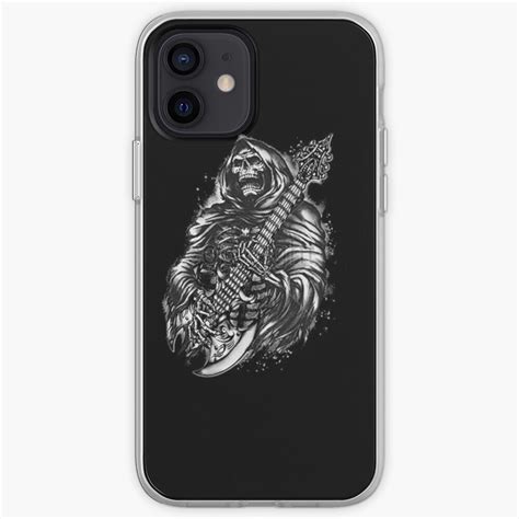 Grim Reaper Guitar Iphone Case And Cover By Rott515 Redbubble
