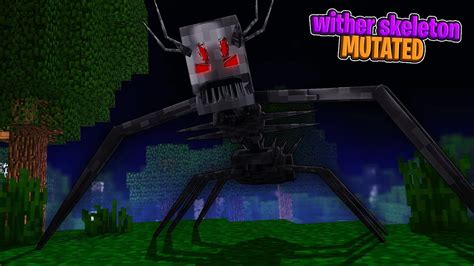 Crazy Minecraft I Found The Mutant Wither Skeleton Alien Boss