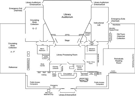 Library Layout Where Directions And Floor Plan Libguides At