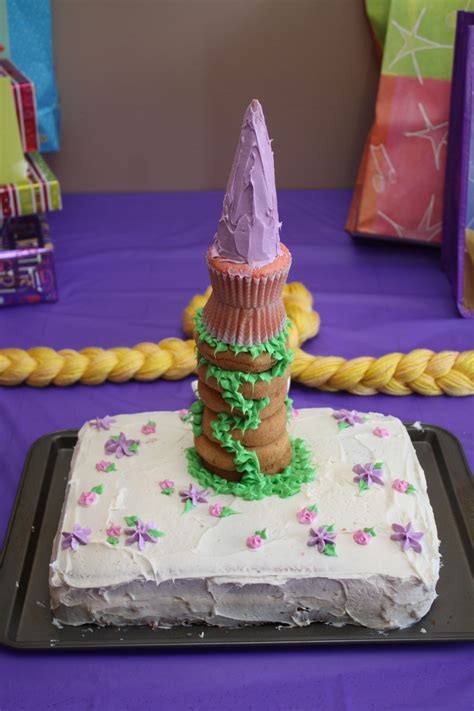 Tangled Birthday Party - Tower cake | Tangled birthday party, Tangled birthday, Birthday party