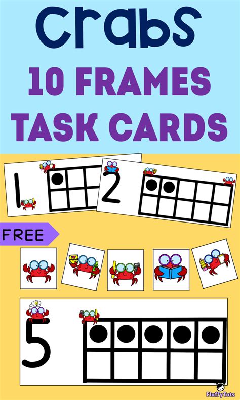If my sam were not interested in an activity, i would simply leave it be and counting is a great place to start with math activities for preschoolers. FREE Crabs 10-Frames Task Cards : Perfect for Preschoolers ...