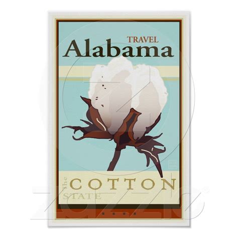 Travel Alabama Poster | Zazzle.com in 2021 | Alabama, Sweet home alabama, Alabama travel