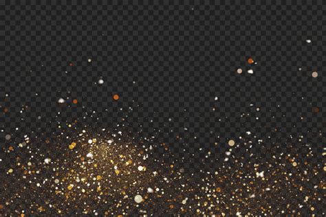 Download Gold Sparkle Glitter Effect Png Citypng