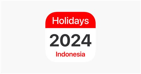 ‎indonesia Public Holidays 2024 On The App Store